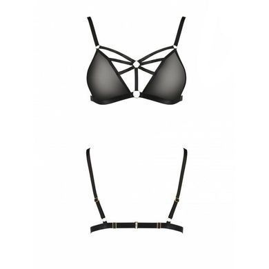 Бюстгальтер-стрепи Passion Exclusive Meggy Bra XXL/XXXL, black SO6419 фото