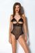 Еротичне боді Passion DOLLY BODY, XXL/XXXL, black, з відкритими чашками SO9703 фото 5