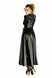 Сукня-плащ з мокрим ефектом Noir Handmade F128C Powerwetlook gown coat, L SX0015 фото 3