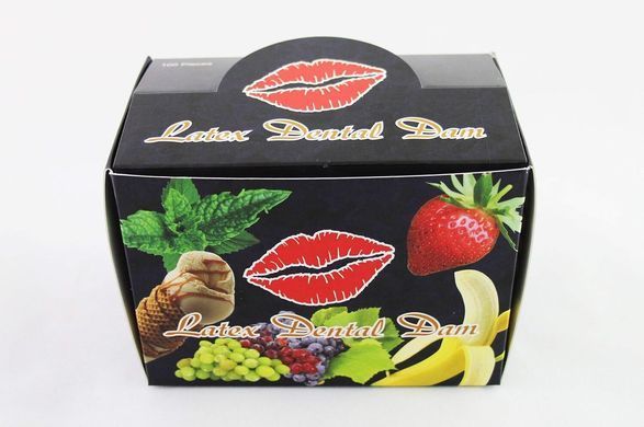 Набір латексних серветок Latex Dental Dams Assorted 100 шт SX1260 фото
