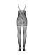 (SALE) Бодістокінг Obsessive Bodystocking F213 S/M/L, імітація мереживного боді та резинки для панчіх SO7222 фото 6