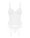 Корсет Obsessive Alissium corset & thong, M/L, гнучкі кісточки, відкрита спина, стрінги в комплекті SX0601 фото 6