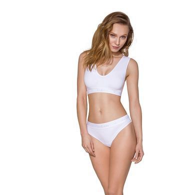 Спортивний топ з еластичної бавовни Passion PS005 TOP XL, white SO4230 фото