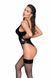 Боді з мокрим ефектом Noir Handmade F244 Powerwetlook body with high cut bottom hem, XL SX0164 фото 2