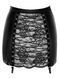 Спідниця Noir Handmade F341 Powerwetlook and lace skirt - XXL SX2132 фото 8