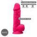 Фалоімітатор SilexD Norman Pink (MODEL 4 size 8.5in), двошаровий, силікон + Silexpan, діаметр 5 см SO9923 фото 2