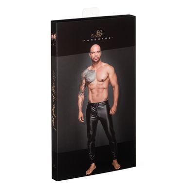 Чоловічі трегінси Noir Handmade H063 Powerwetlook treggings, L, мокрий ефект SX0117 фото
