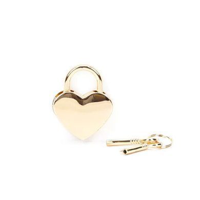 Замочок Liebe Seele Heart Shape Padlock Gold (2 шт) SX1677 фото
