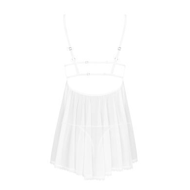 Пеньюар і трусики Obsessive Heavenlly babydoll & thong XL/2XL SO8165 фото