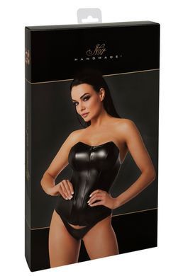 Корсет Noir Handmade F334 Powerwetlook corset - 3XL SX2019 фото