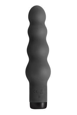 Вібратор S Pleasures Bullets Obsidian, чорний, у вигляді ряду кульок, 10 режимів, діаметр 4 см SX1603 фото