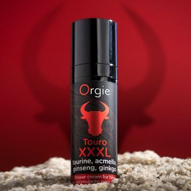 Крем для посилення ерекції Orgie Touro XXXL Power Cream, 15 мл, з ефектом вібрації SX1561 фото