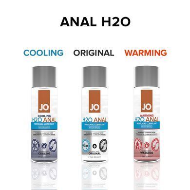 Анальна змазка JO ANAL H2O &mdash; WARMING (60 мл) розігрівальна, на водній основі SO1457 фото