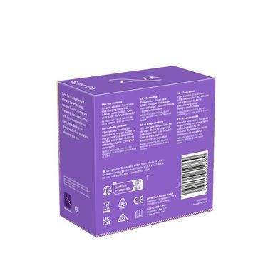 Смарт-вібратор для пар We-Vibe Sync GO Light Purple, тревел-кейс, пульт ДК SX0527 фото