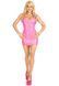 Вінілова мінісукня Leg Avenue Pink vinyl mini dress S, рожева SO9188 фото 6