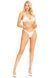 Перлинний комплект: ліф, трусики і наручники Leg Avenue Faux Pearl Open Cup Bra, String and Cuffs SX1722 фото 4