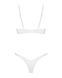 Комплект Obsessive Alissium 2-pcs set, M/L, мереживо, ліф з м&rsquo;якою чашкою, трусики танга SX0604 фото 7