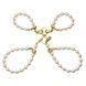 Перлинні наручники та поножі LOCKINK Pearl Bondage & Restraint Set SX0909 фото 1