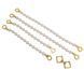 Перлинні наручники та поножі LOCKINK Pearl Bondage & Restraint Set SX0909 фото 6