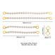 Перлинні наручники та поножі LOCKINK Pearl Bondage & Restraint Set SX0909 фото 9