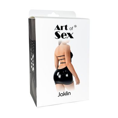 Сексуальна вінілова сукня Art of Sex - Jaklin, розмір XS-M, колір чорний SO7341 фото
