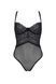 Боді Passion KERRIA BODY black, L/XL, з високими вирізами та верхом балконет SX0485 фото 3