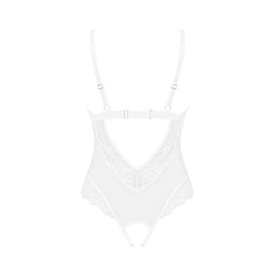 Еротичне напівпрозоре боді Obsessive Heavenlly crotchless teddy M/L, з доступом SO8167 фото