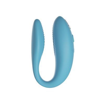 Смарт-вібратор для пар We-Vibe Sync GO Turquoise, тревел-кейс, пульт ДК SX0528 фото