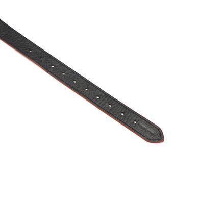Силіконовий кляп Liebe Seele Wine Red Ball Gag, діаметр кульки 4,3 см, ремінь із натуральної шкіри SO9450 фото