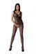 Бодістокінг з крилами Passion BS098 One Size, black, середня сітка, відкритий доступ SO8935 фото 1