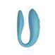 Смарт-вібратор для пар We-Vibe Sync GO Turquoise, тревел-кейс, пульт ДК SX0528 фото 4