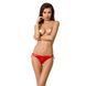 Трусики на зав'язочках з боків Passion Exclusive WARDA THONG XXL/XXXL, red PS26703 фото 1
