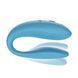 Смарт-вібратор для пар We-Vibe Sync GO Turquoise, тревел-кейс, пульт ДК SX0528 фото 2