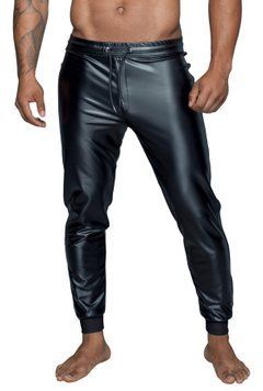 Чоловічі трегінси Noir Handmade H063 Powerwetlook treggings, 3XL, мокрий ефект SX0120 фото