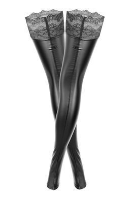 Панчохи з мокрим ефектом Noir Handmade F135 Powerwetlook stockings, XL, без мисків SX0020 фото