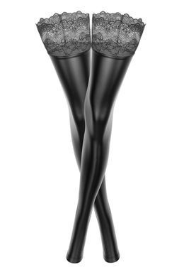 Панчохи з мокрим ефектом Noir Handmade F135 Powerwetlook stockings, XL, без мисків SX0020 фото