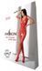 Бодістокінг з крилами Passion BS098 One Size, red, середня сітка, відкритий доступ SO8936 фото 6