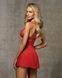 Бебі-дол Obsessive 838-BAB-3 babydoll & thong red S/M SX1119 фото 2