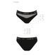 Трусики з прозорою вставкою Passion PS006 PANTIES XL, black SO4234 фото 6