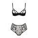 Еротичний комплект з малюнком Passion LOVELIA BIKINI L/XL, black SO4747 фото 3