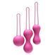 Набір вагінальних кульок Je Joue - Ami Fuchsia, діаметр 3,8-3,3-2,7см, вага 54-71-100гр + подарунок косметичка SO3044 фото 2