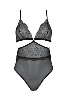 Боді Passion AMBERLY BODY black, L/XL, відкрита спина, низ стрінги SX0455 фото