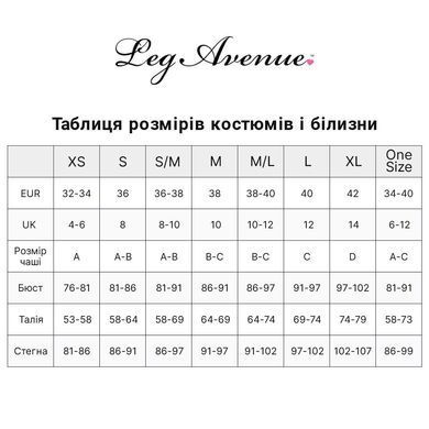 Панчохи зі стразами Leg Avenue Wide Top Rhinestone Sheer Stockings, One Size, чорні, вище коліна SX1064 фото