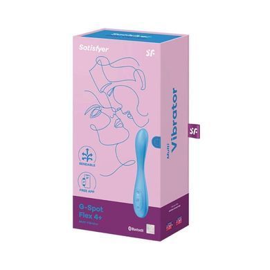 Універсальний смарт-вібратор Satisfyer G-Spot Flex 4+, гнучкий стовбур із фіксацією положення SO6724 фото