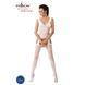 Бодістокінг Passion BS046 white, комбінезон з імітацією панчох PBS046W фото 2