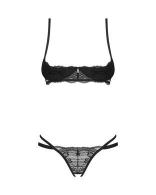Комплект Obsessive Nutris 2-pcs crotchless set XL/2XL SX1171 фото