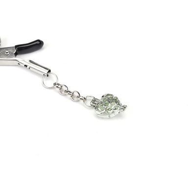 Затискачі для сосків Liebe Seele Glow-in-dark Nipple Clamps Green SX1682 фото
