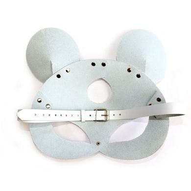 Шкіряна маска мишки Art of Sex - Mouse Mask, колір Білий SO9651 фото