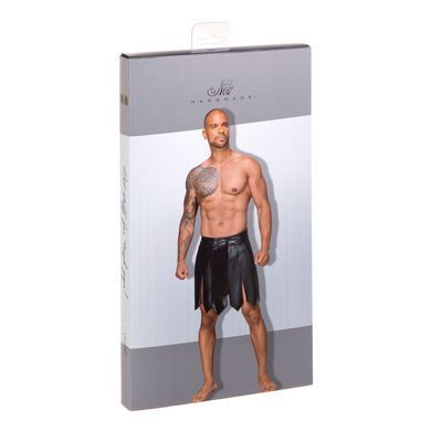 Чоловіча спідниця гладіатора Noir Handmade H053 Eco leather men's gladiator skirt, M, екошкіра SX0072 фото