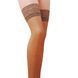 Панчохи Passion ST003 5 beige, класичні, на ажурній силіконовій резинці SO6423 фото 1
